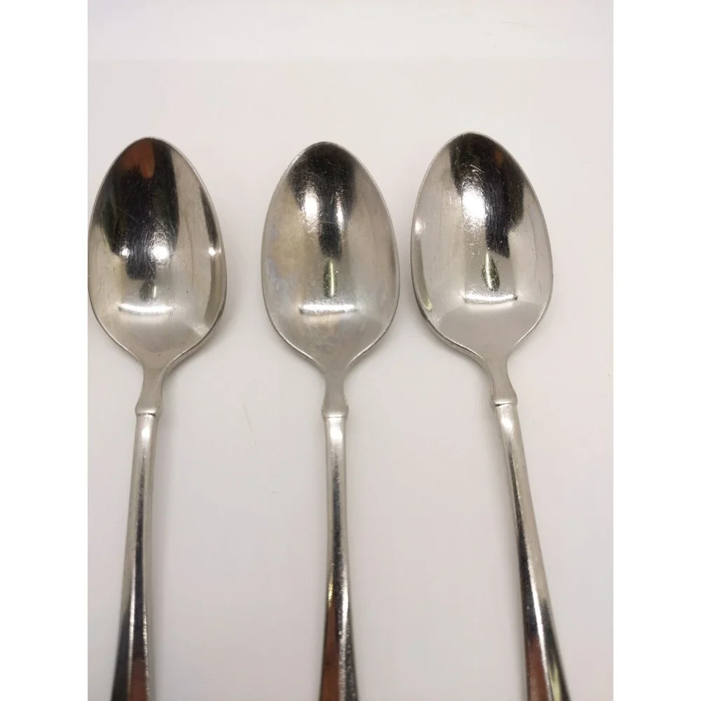 Oneida Juilliard Teaspoons Set of 4 Silver Stainless Steel Flatware 6